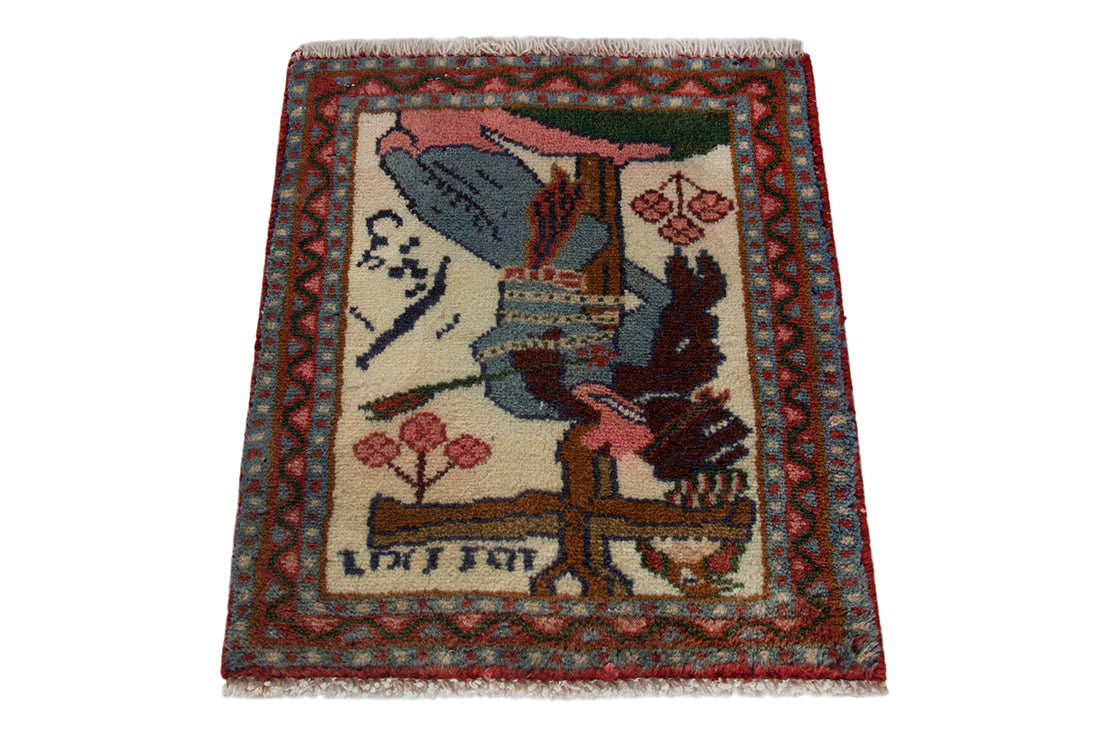 5553 Hamedan Handmade Persian Rug