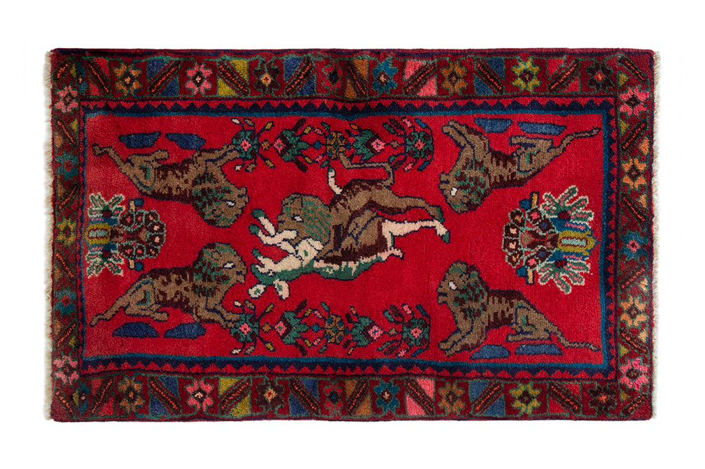 5560 Hamedan Handmade Persian Rug