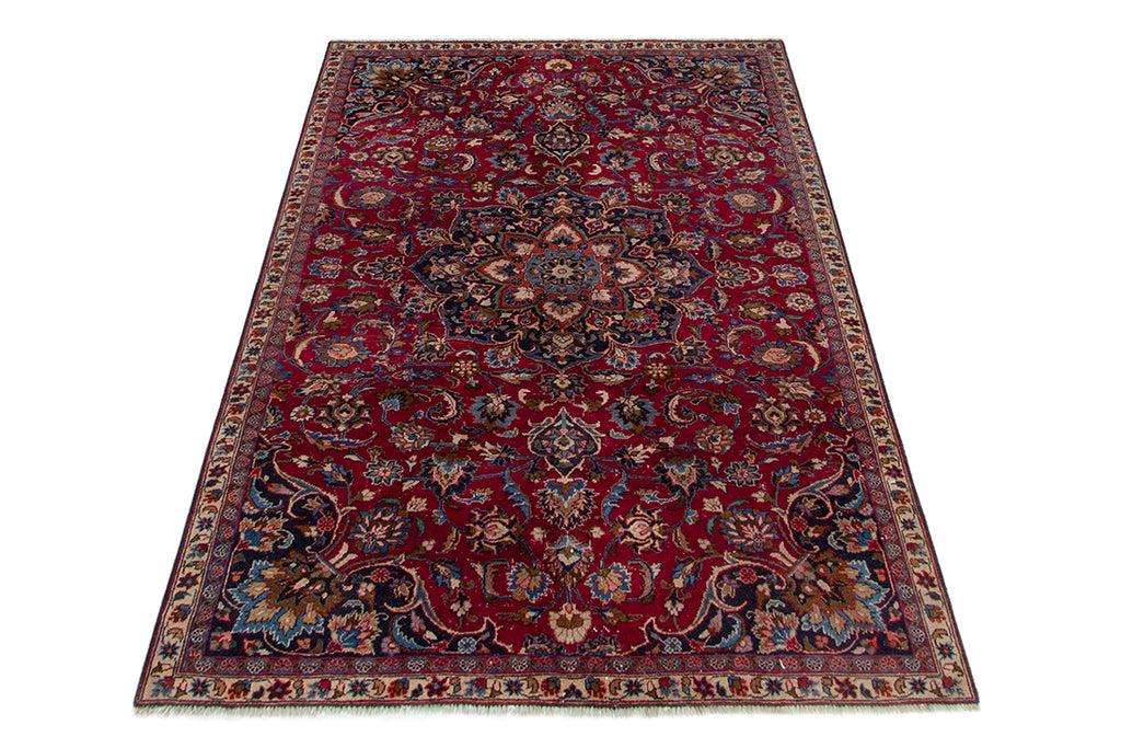 5667 Mashhad Handmade Persian Rug
